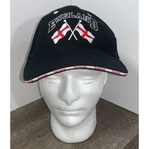 England * National Ball Cap * English Flag * Black * Adjustable